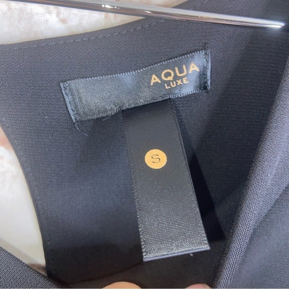 Aqua Luxe Black Maxi Dress Size Small - Picture 7 of 8